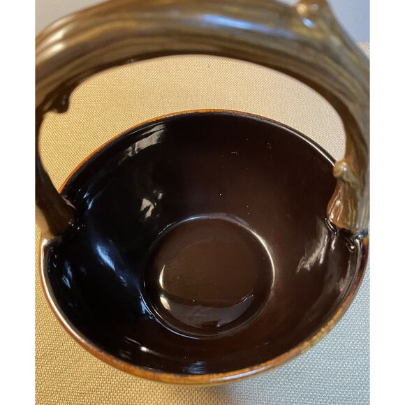 Home Studio Woodland Moose & Bear Stoneware Basket with Handle - Picture 7 of 9